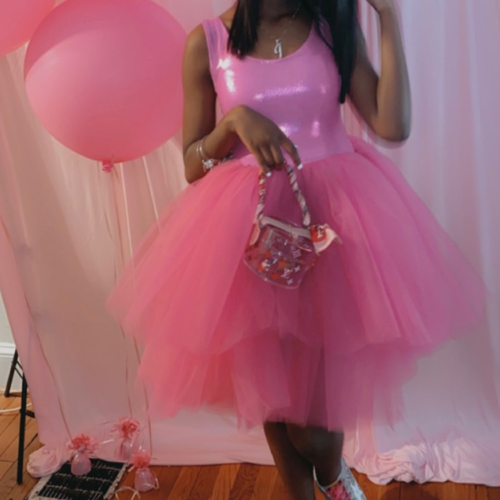 Pink tutu dress